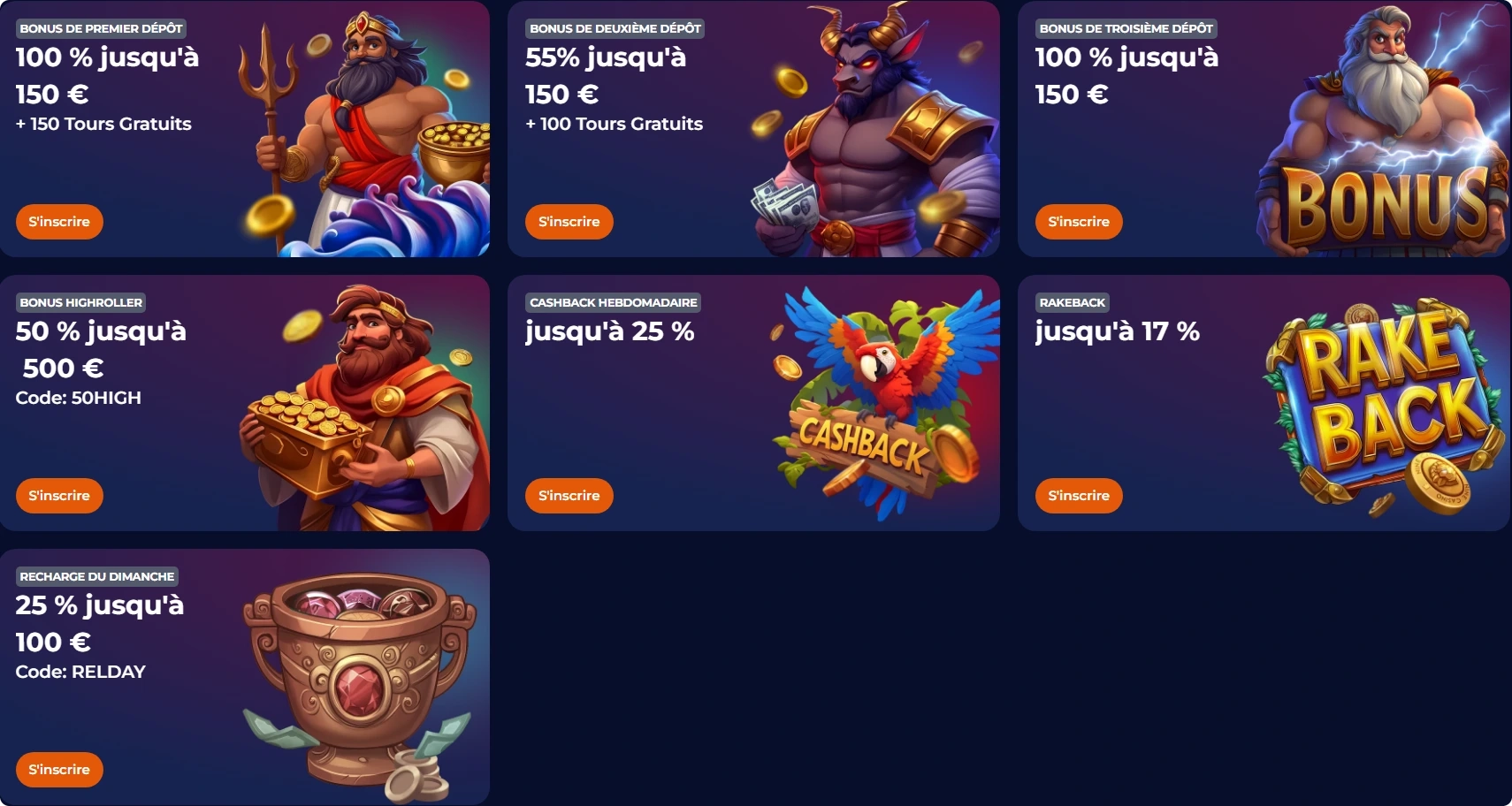 Bonus et promotions